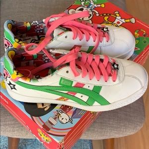 Tokidoki white glow in the dark sneakers - sz 6